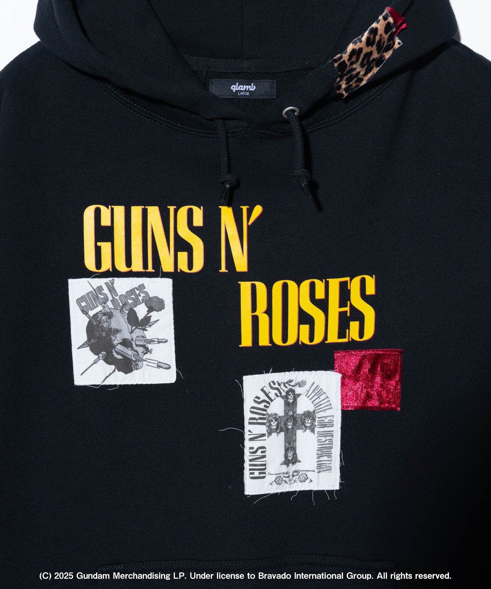 GB0325/CS03 : GUNS N' ROSES Patchwork Hoodie / ガンズアンド