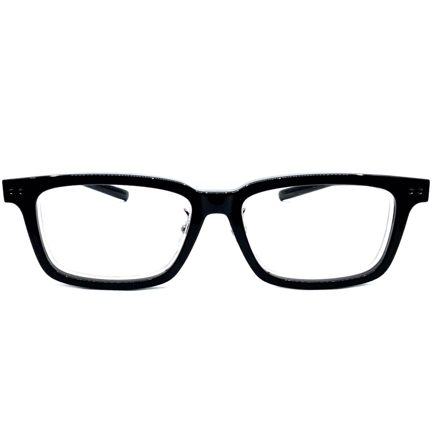 999.9 フォーナインズ メガネ NPI-03 9912 クリアブラック × ガン