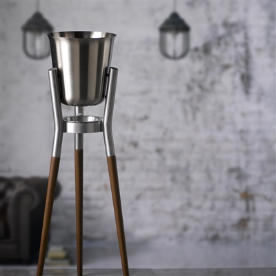 ROCKET ワイン シャンパンクーラー＆スタンド ステンレス/高級ワイン