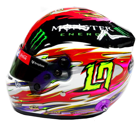 2024 L．ノリス マクラーレン ジャパンGP仕様 1/2 ヘルメット F1の