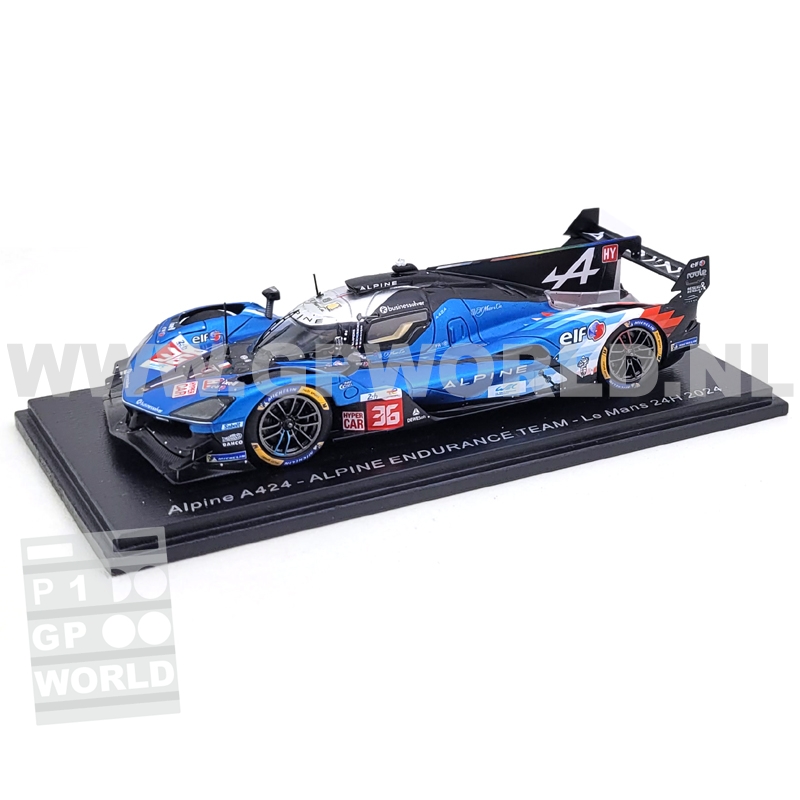 2024 Alpine A424 #36 - 1/43 Spark Models - GPworld Racing Modelcars