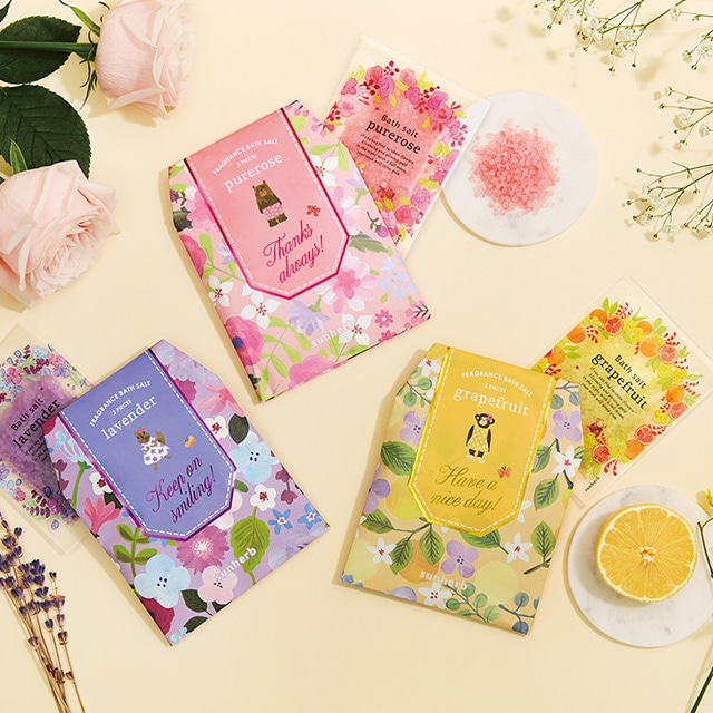 サンハーブ サンクスバスソルトセット ラベンダー(ラベンダー