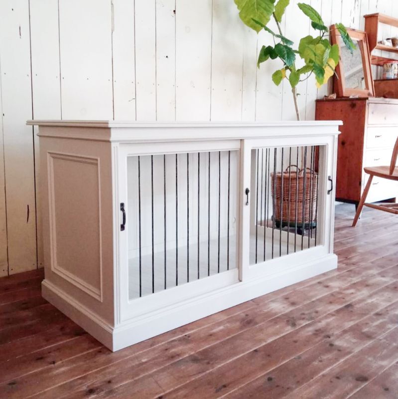 おしゃれなドッグケージW1300かわいい室内用ドッグハウス@大阪東京名古屋