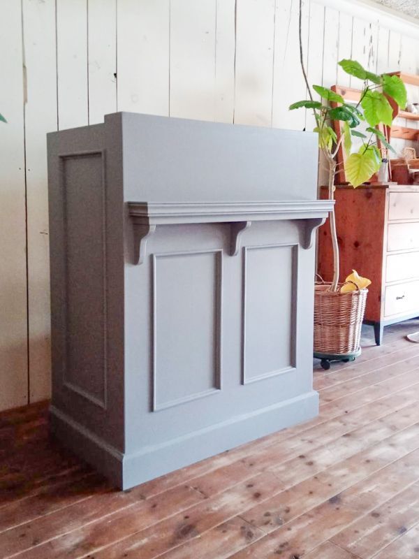 兵庫県のネイルサロンに納品したオーダーメイドレジカウンターW900