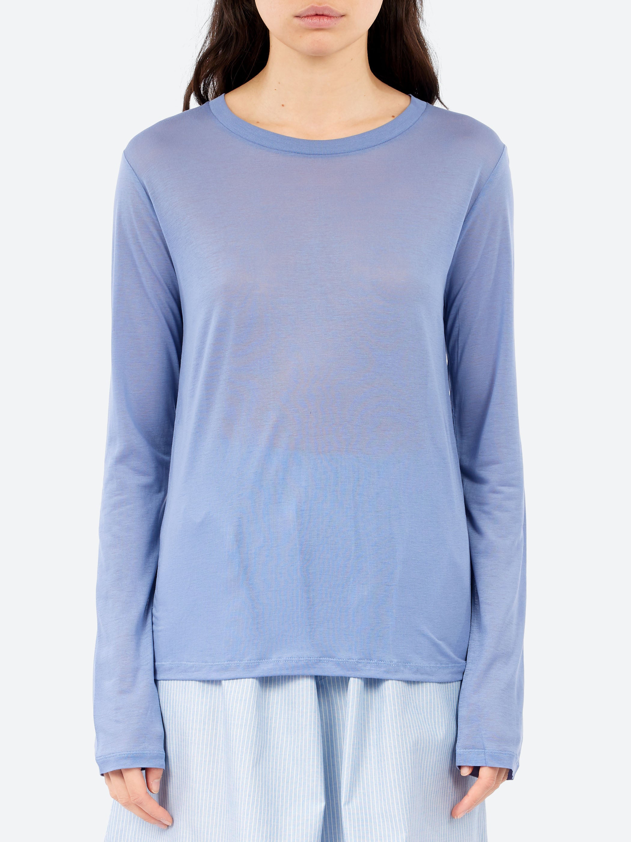 Baserange - Dual Long Sleeve Tee in Murano Navy – gravitypope