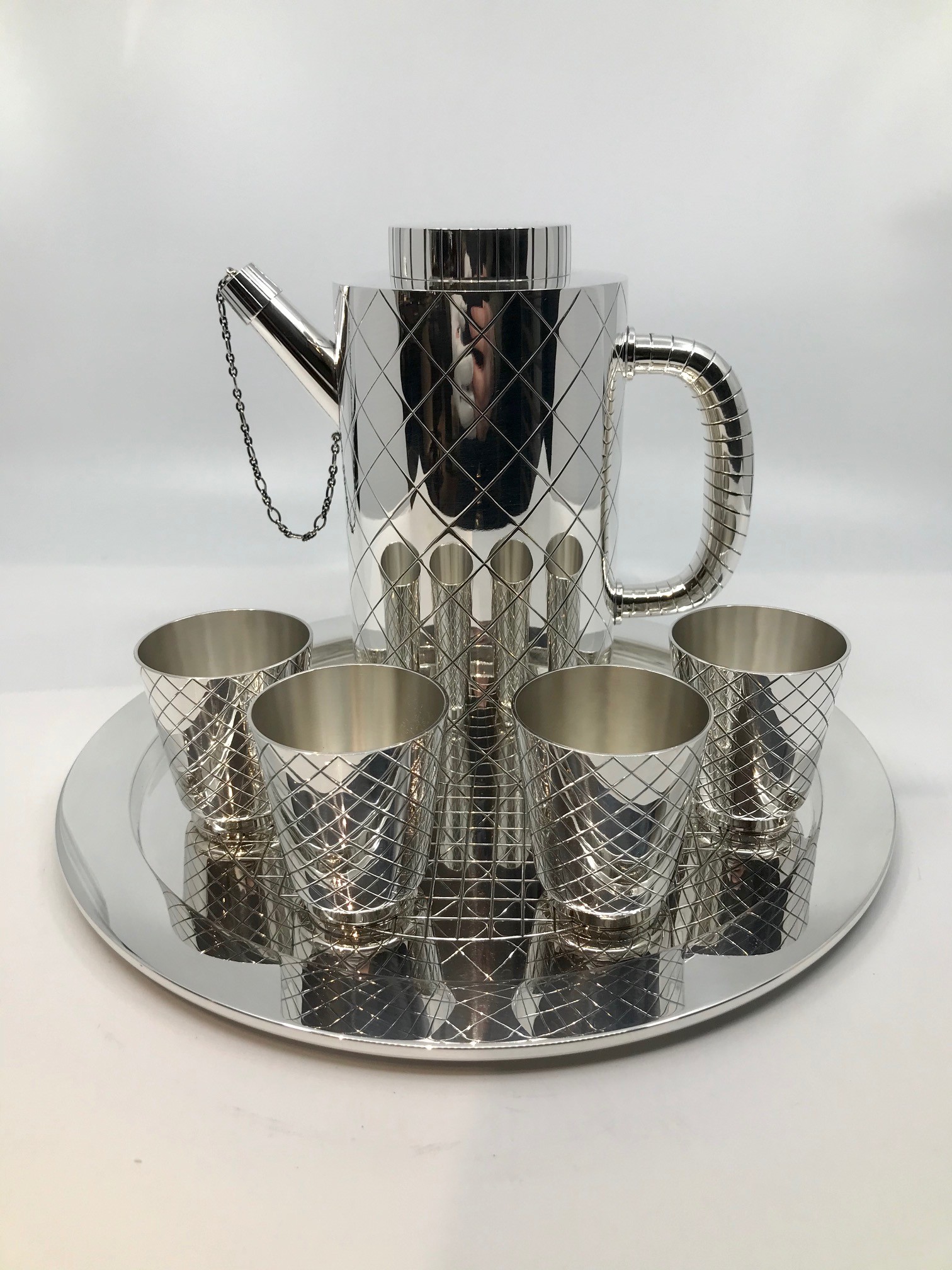 Georg Jensen Bernadotte Cocktail Set 819 - Greg Pepin Silver