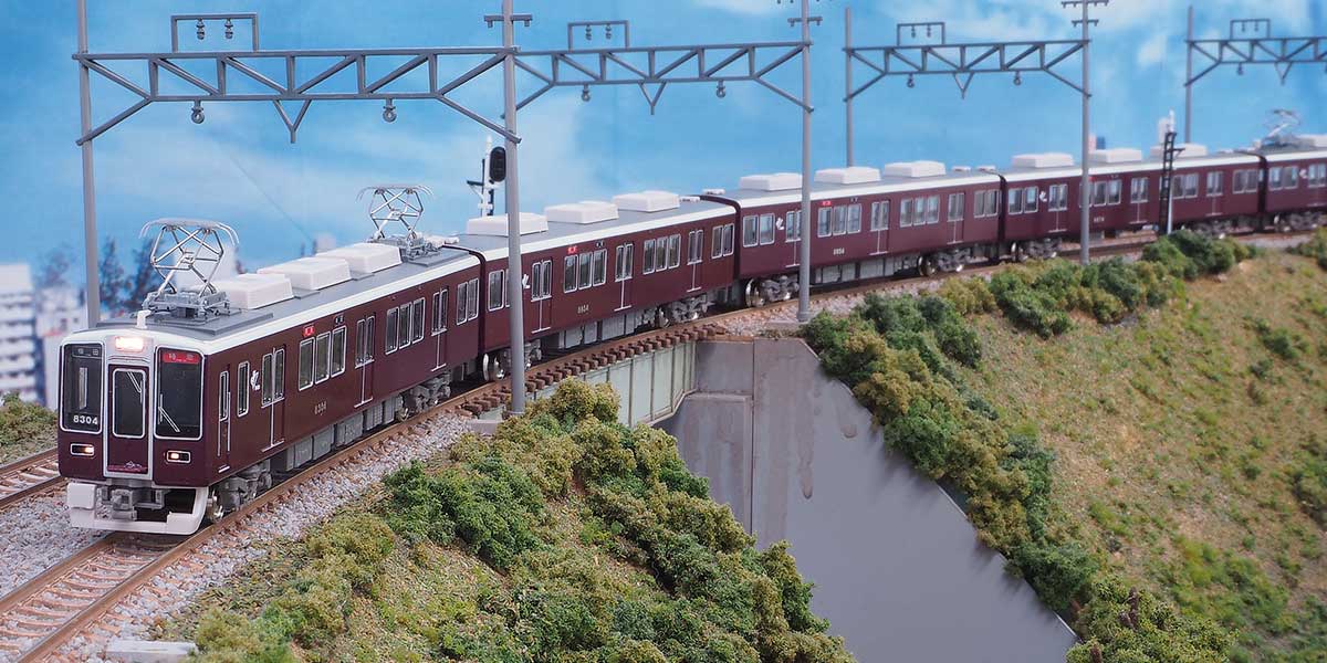 30146＞阪急8300系「京都線」3次車 交差パンタ車6両編成セット（動力