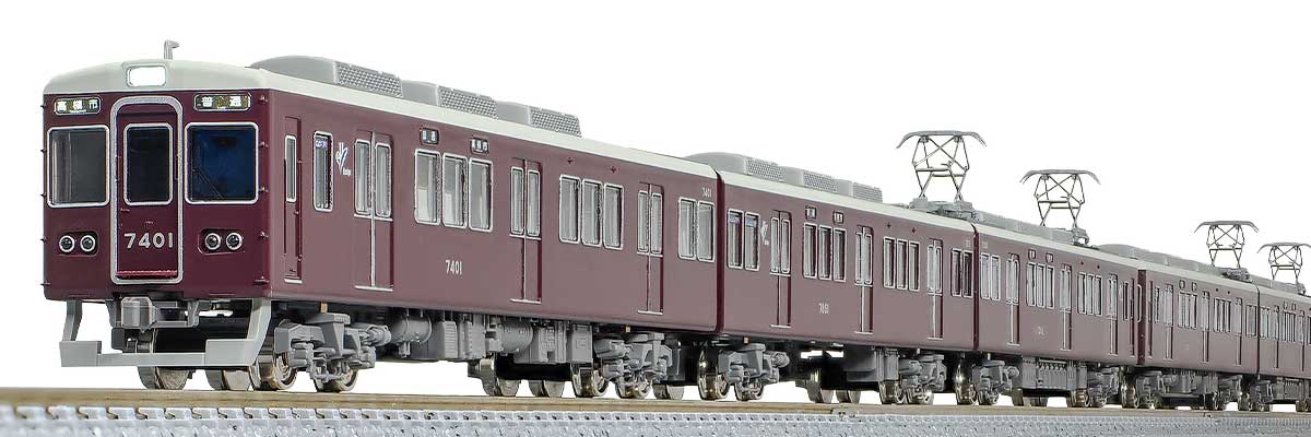 50817＞阪急7300系 （京都線・7300編成タイプ）7両編成セット（動力