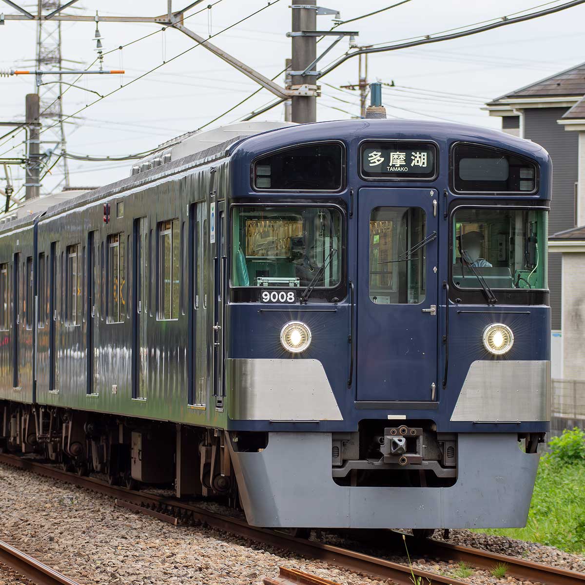 32172＞西武9000系（多摩湖線・紺色・白ライト）4両編成セット（動力