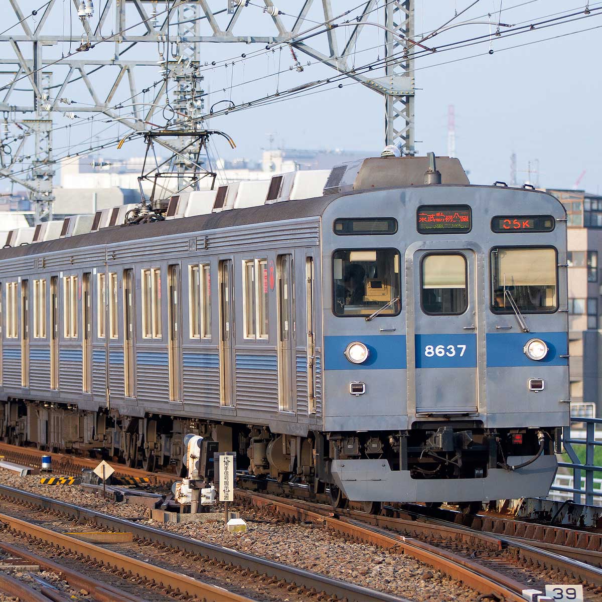 50823＞東急電鉄8500系（8637編成・青帯）10両編成セット（動力付き