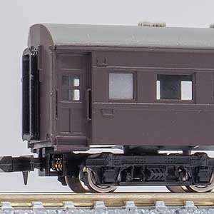 11055＞着色済み オハ35形丸屋根（茶色）｜エコノミーキット｜Nゲージ