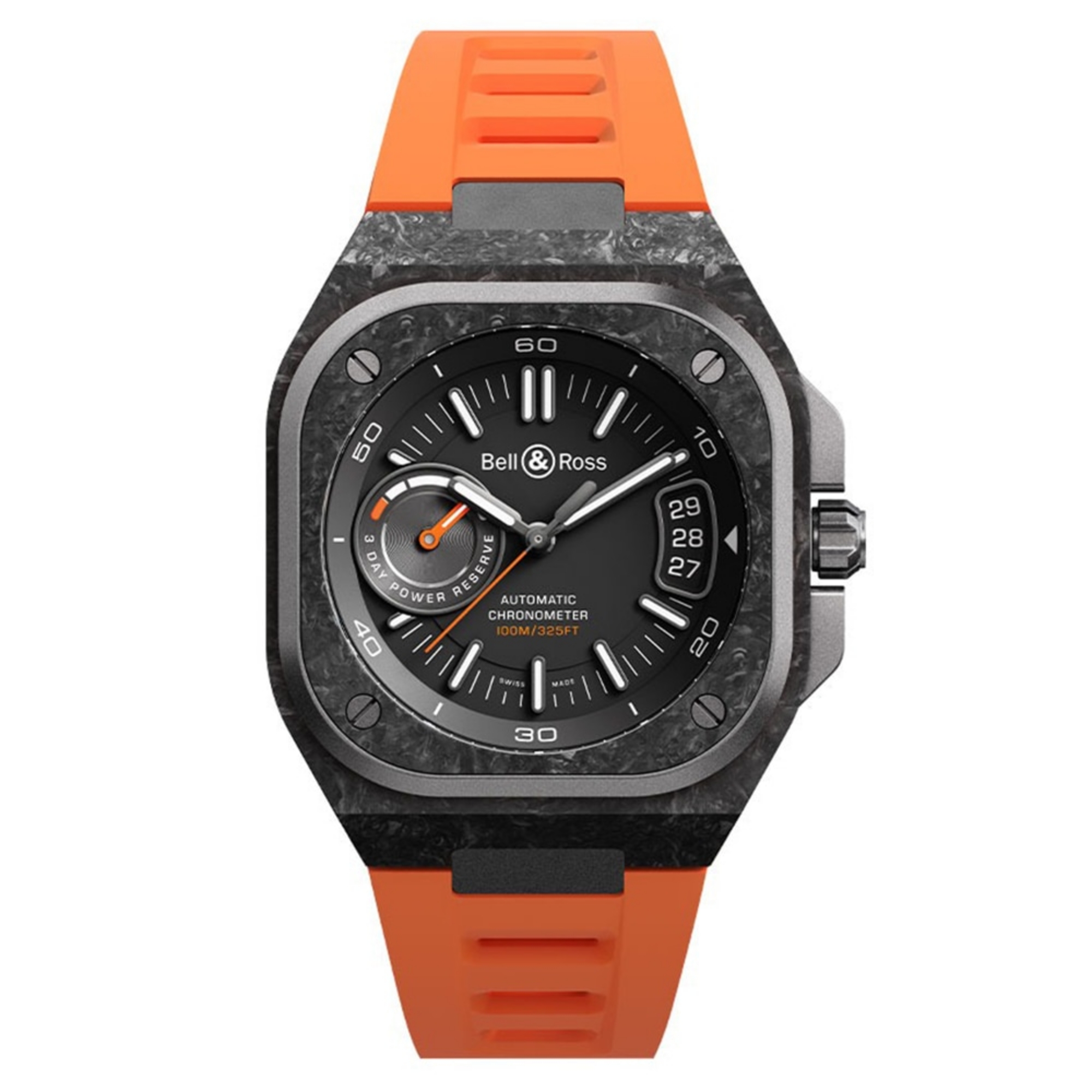 ベル＆ロス(BELL & ROSS) BR-X5 Carbon Orenge BRX5R-BO-TC/SRB