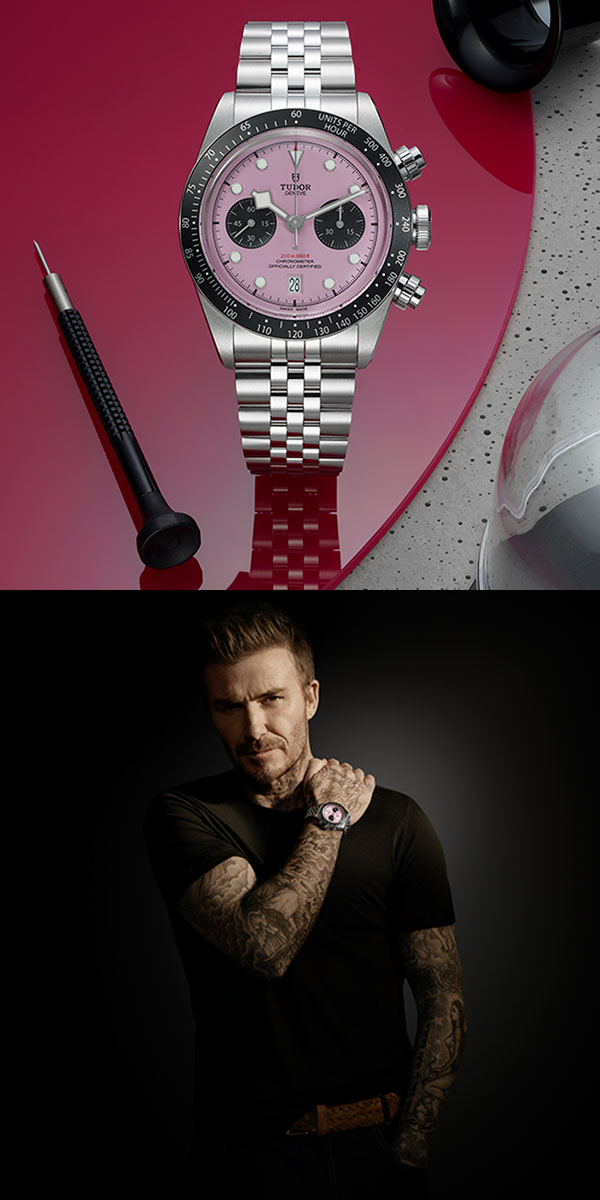 チューダー(TUDOR) 2024新作 ピンクカラーのダイアルでチューダー