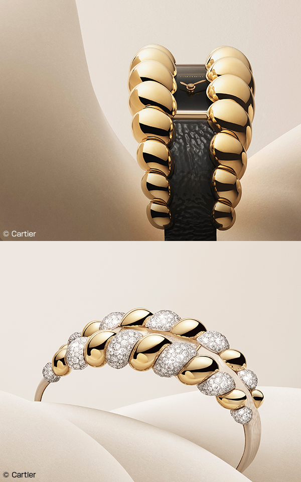 カルティエ(Cartier) 2025新作 ウォッチメイキングの彫刻。カルティエ