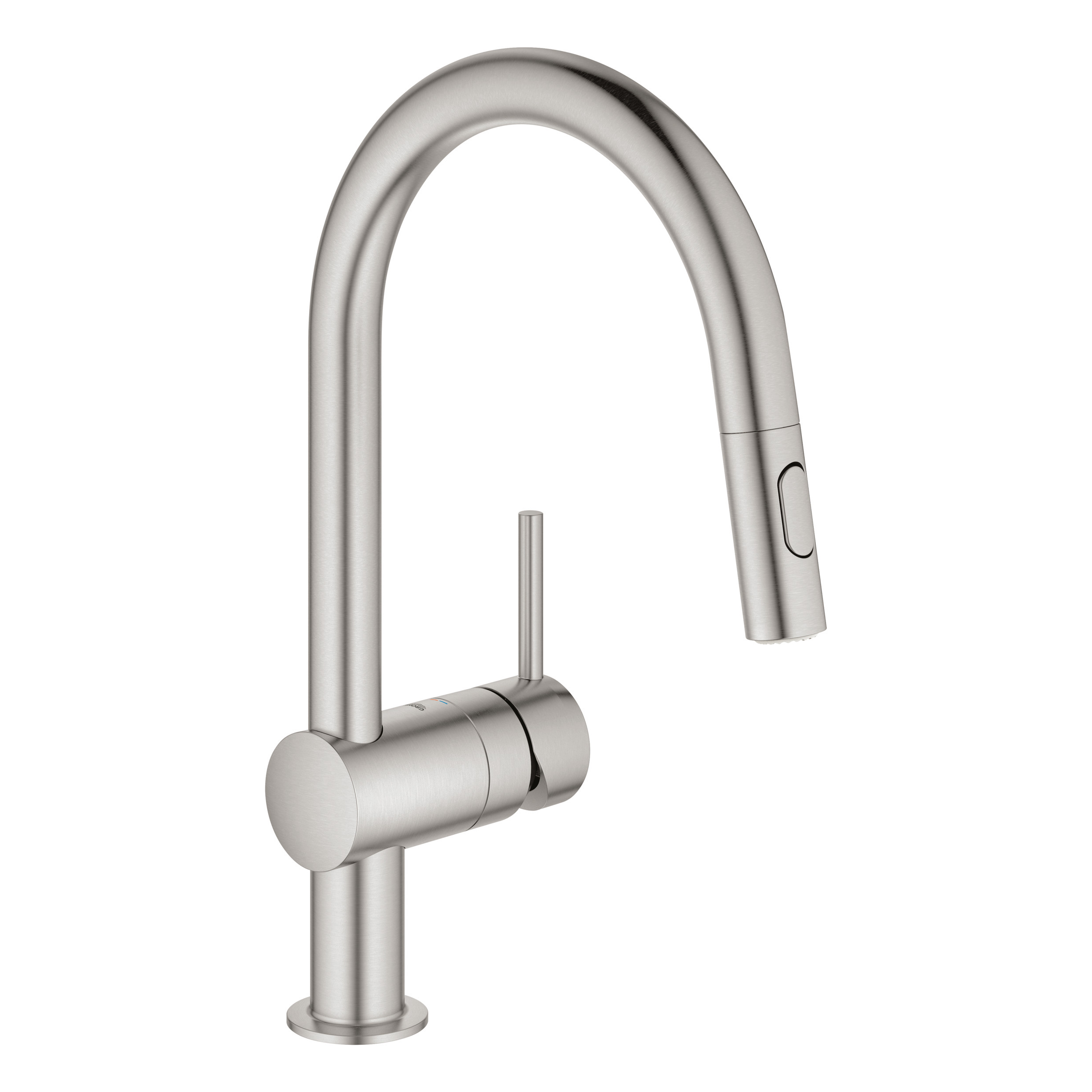 シングルレバーキッチン混合栓（スーパースチール）｜製品情報｜GROHE