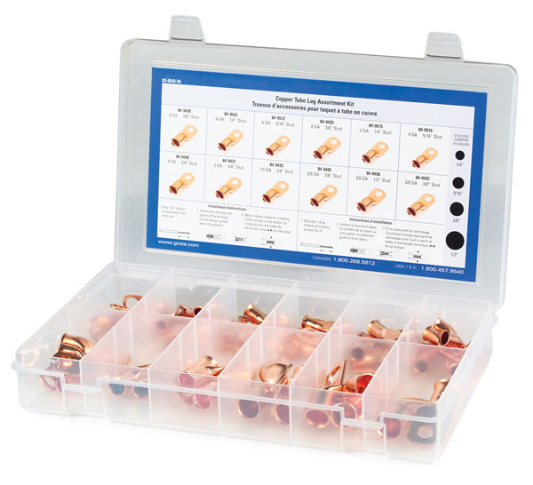 83-6543 - Assorted Repair Kits, Copper Tube Lug Assortment, 76 Pack