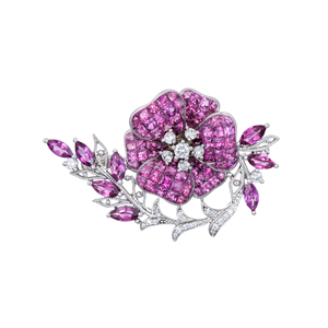 GSTV K18GG/PT950 ツァボライト スターライン リング TS 約2.00ct