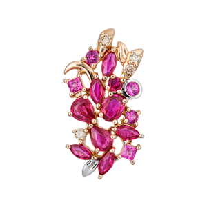 GSTV パラジウムシルバー950 アメシスト 天然ホワイトジルコン Violet