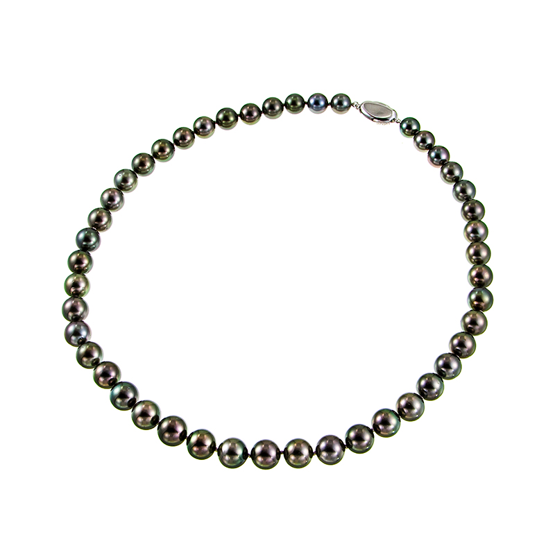 GSTV SV ナチュラルグリーンカラー 黒蝶真珠(オーロラピーコック