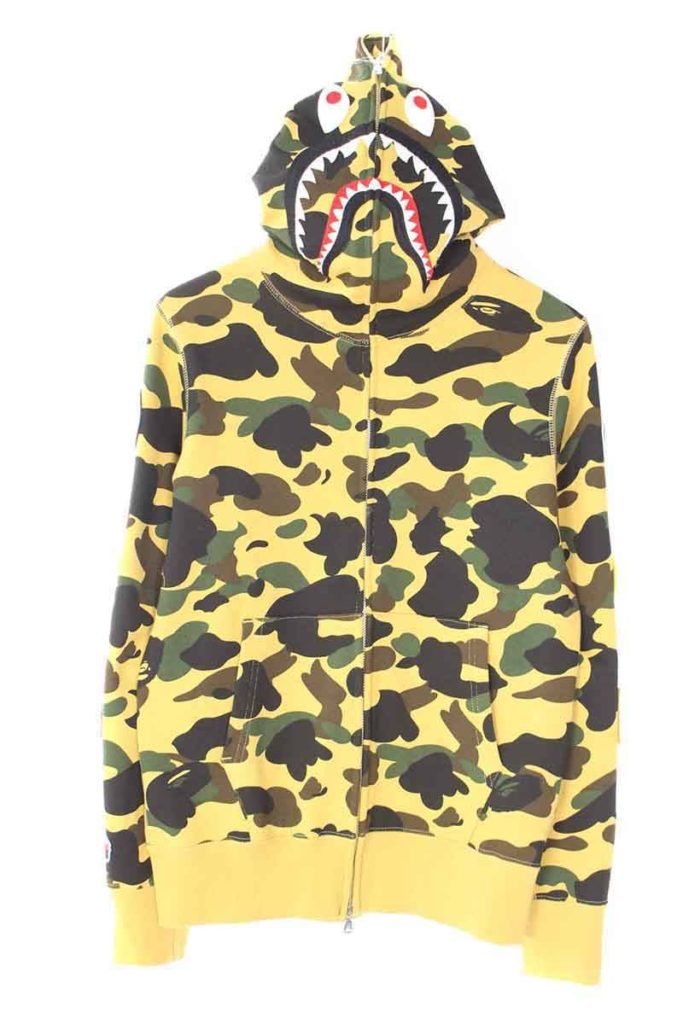 アベイシングエイプ A BATHING APE 1ST CAMO MULTI LOGO SHARK FULL