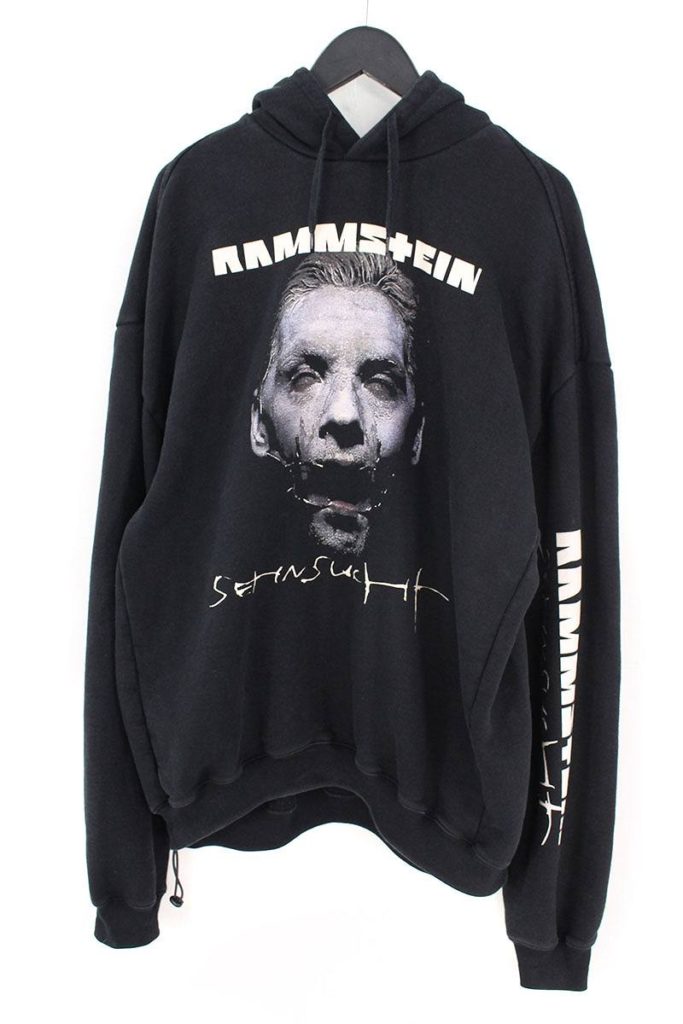 ヴェトモン VETEMENTS Rammstein Trashmetal Oversized Hoodie
