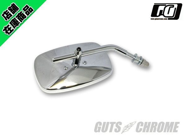 ○純正タイプ ショートステムミラー クローム 1コ｜ハーレーパーツの