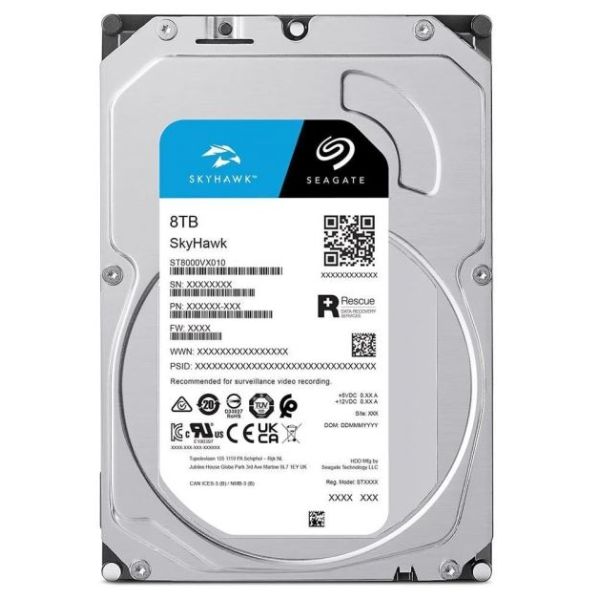 Seagate SkyHawk ST8000VX010 SATA 3.0 7200 RPM 3.5