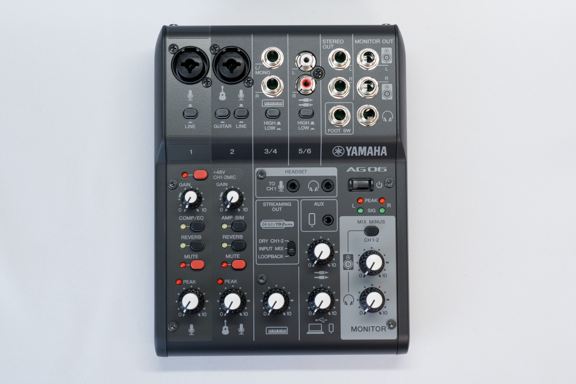 ヤマハ AG06mk2 ライブストリーミングミキサー｜ぐふとく！