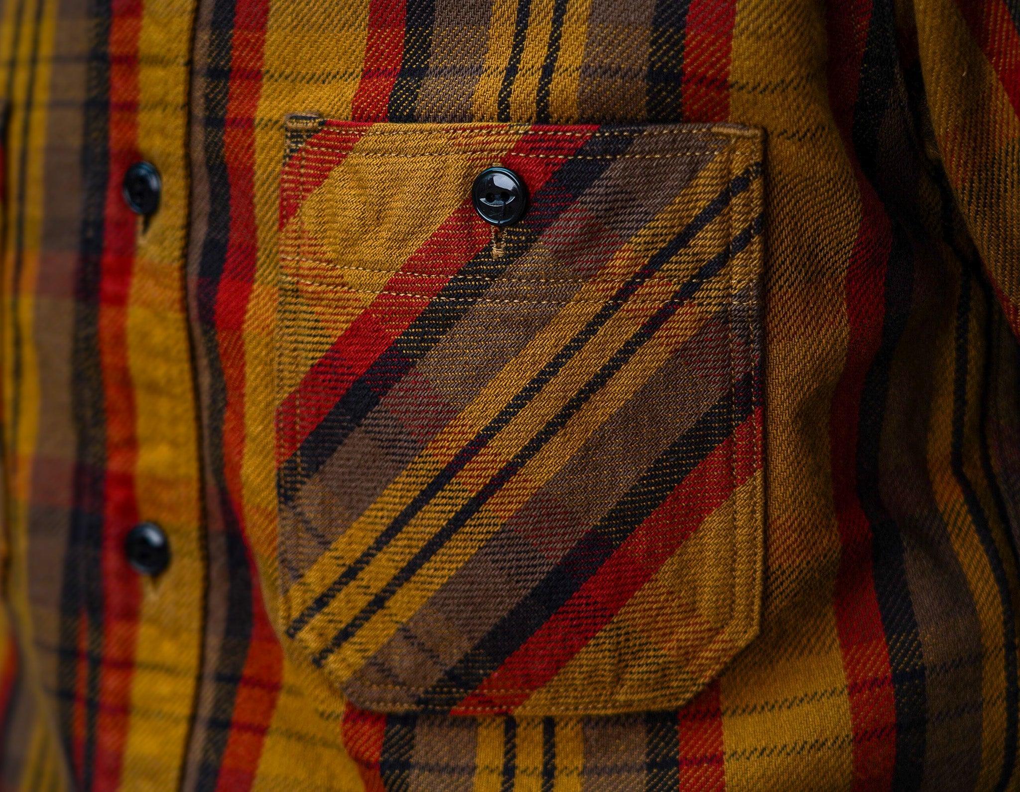Studio D'Artisan 5714 Heavy Flannel Shirt - Yellow – Guilty Party