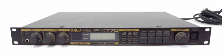 Yamaha FX770 Guitar Effects Processor rack unit, made in Japan