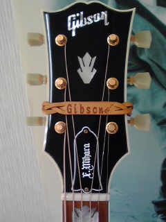 名入れ彫刻 レスポール・汎用タイプ 2点止め トラスロッドカバー