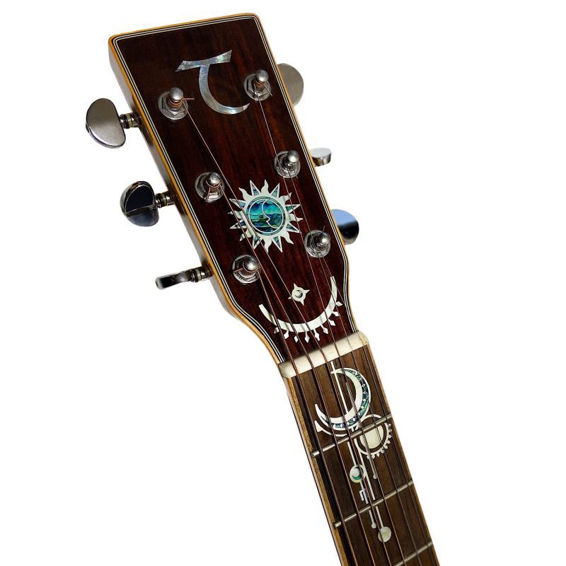 アコースティックギター専用 太陽と月 インレイステッカー