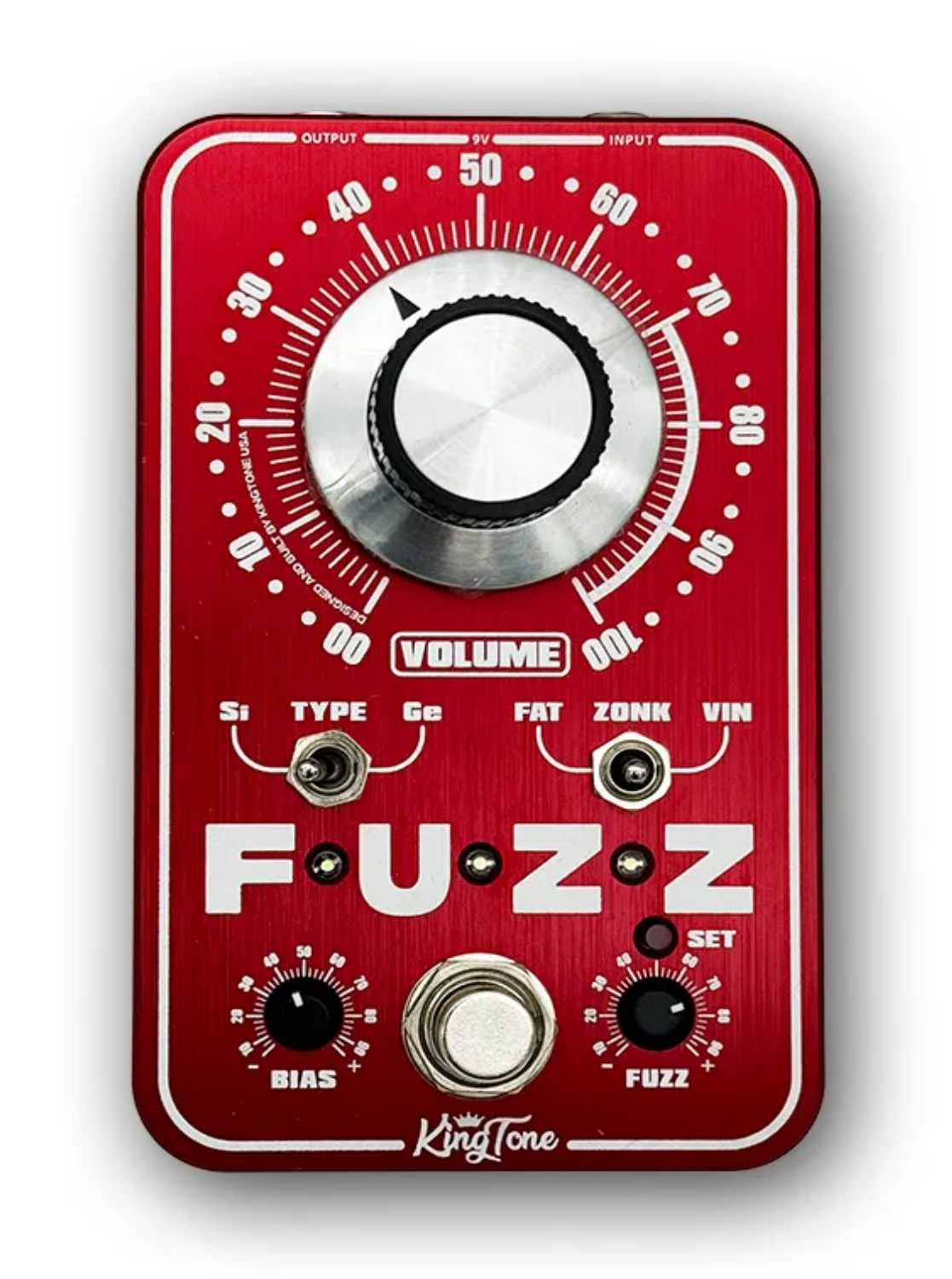 KingTone miniFUZZ V2 with Limited Edition Red Finish