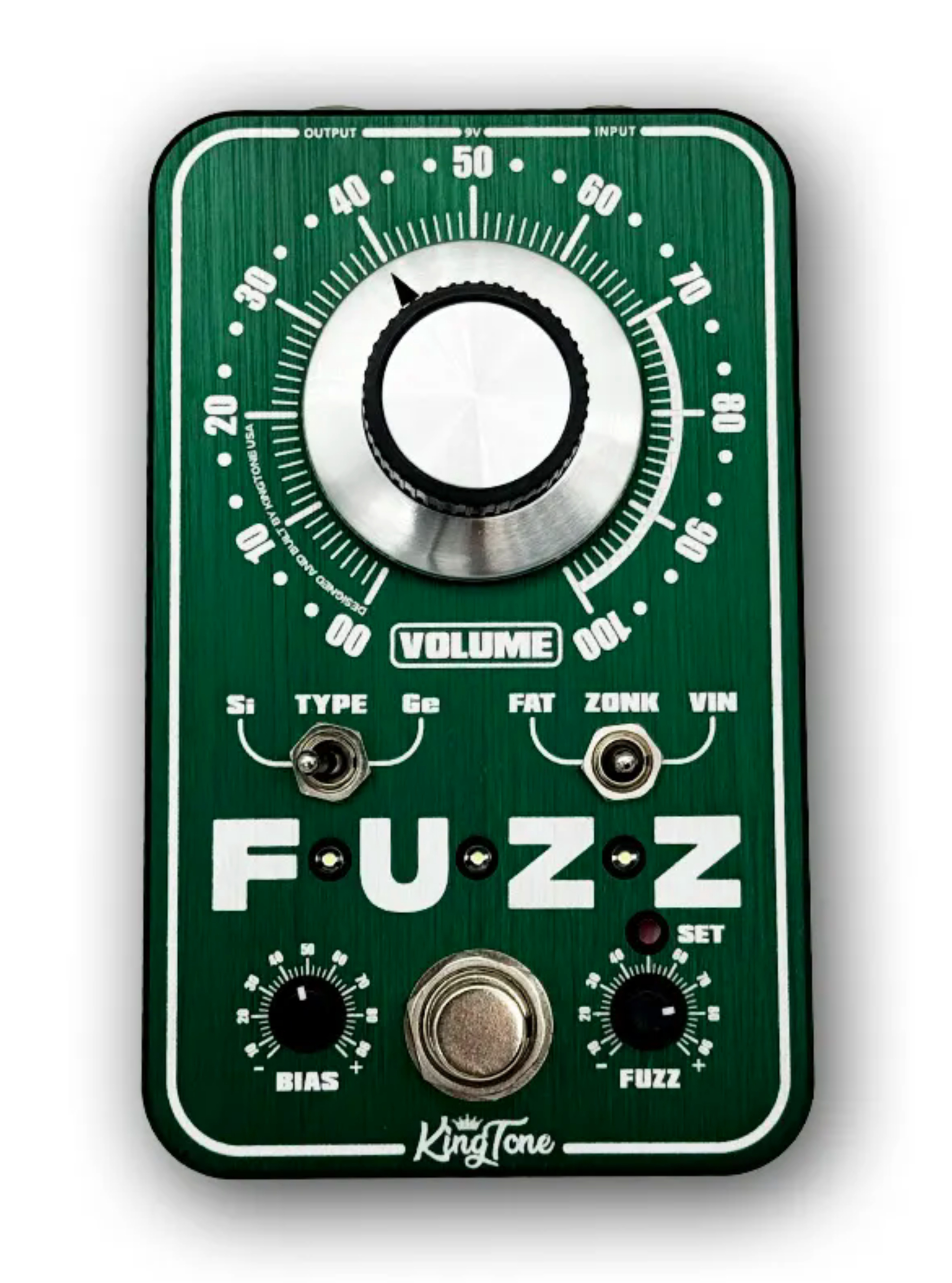 KingTone miniFUZZ V2 with Limited Edition Green Finish