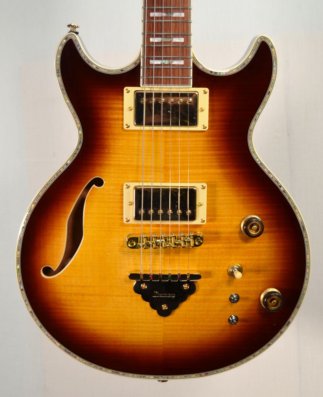 Ibanez AR520HFM-VLS Semi Hollow Electric Guitar - Violin Sunburst