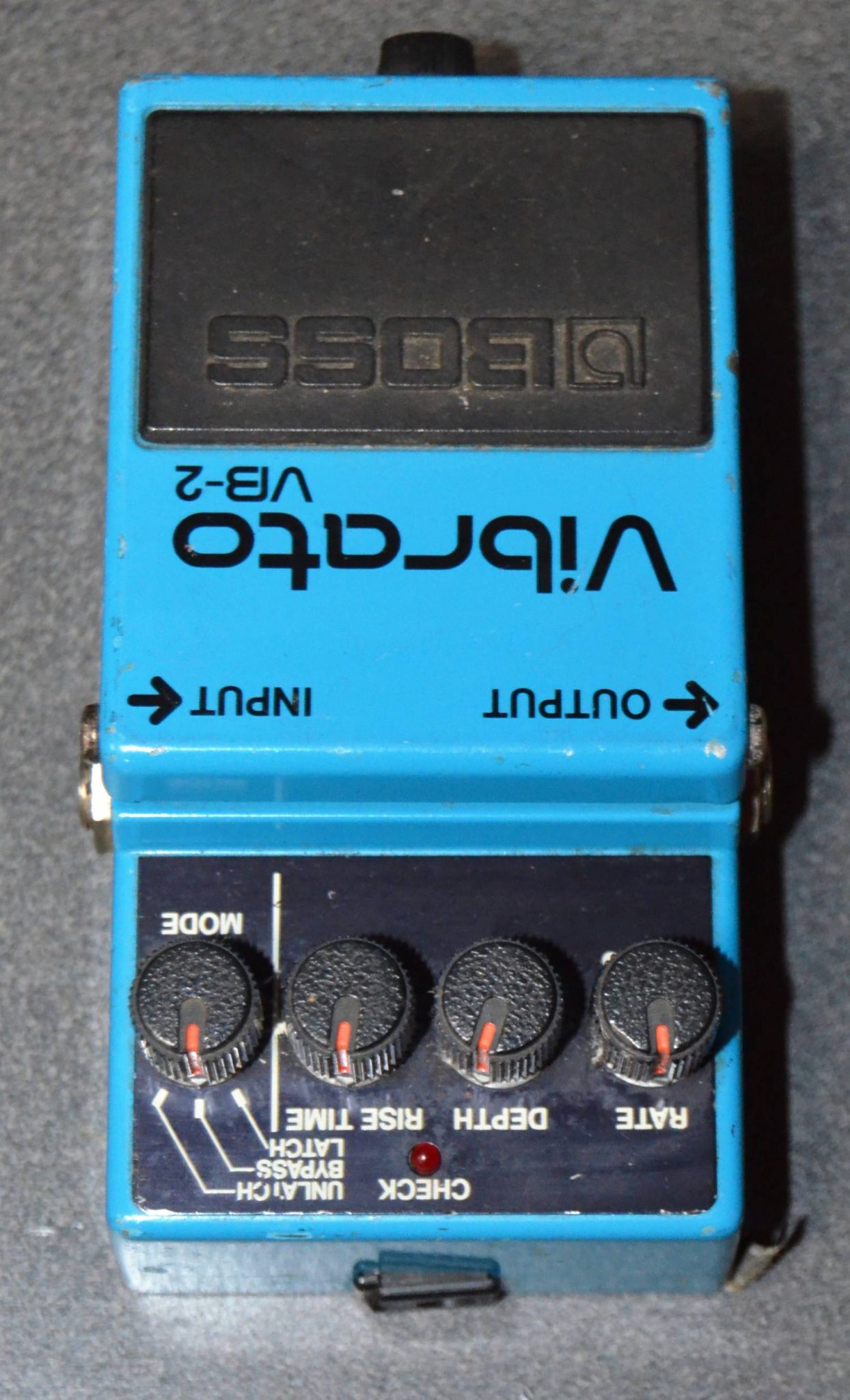 Mick Ronson Owned Boss VB-2 Vibrato Effect Pedal - Used | The