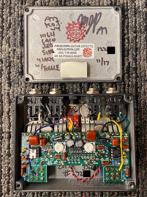 ANALOGMANKing Of Tone V4 -Black- ''4 Jack , Toggle SW , Hi Gain