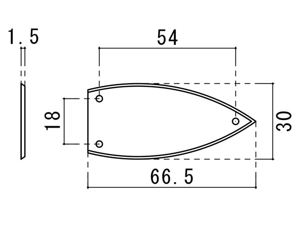 トラスロッドカバー 黒/白2P 【TRUSS ROD COVER】通販｜ギターワークス