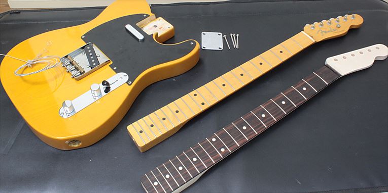 未加工ヘッドネックローズ指板 22F TLエンド通販｜ギターワークス