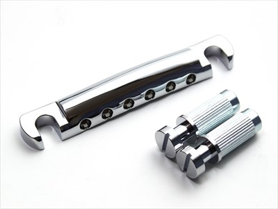 アルミストップテールピース クローム通販｜ギターワークス