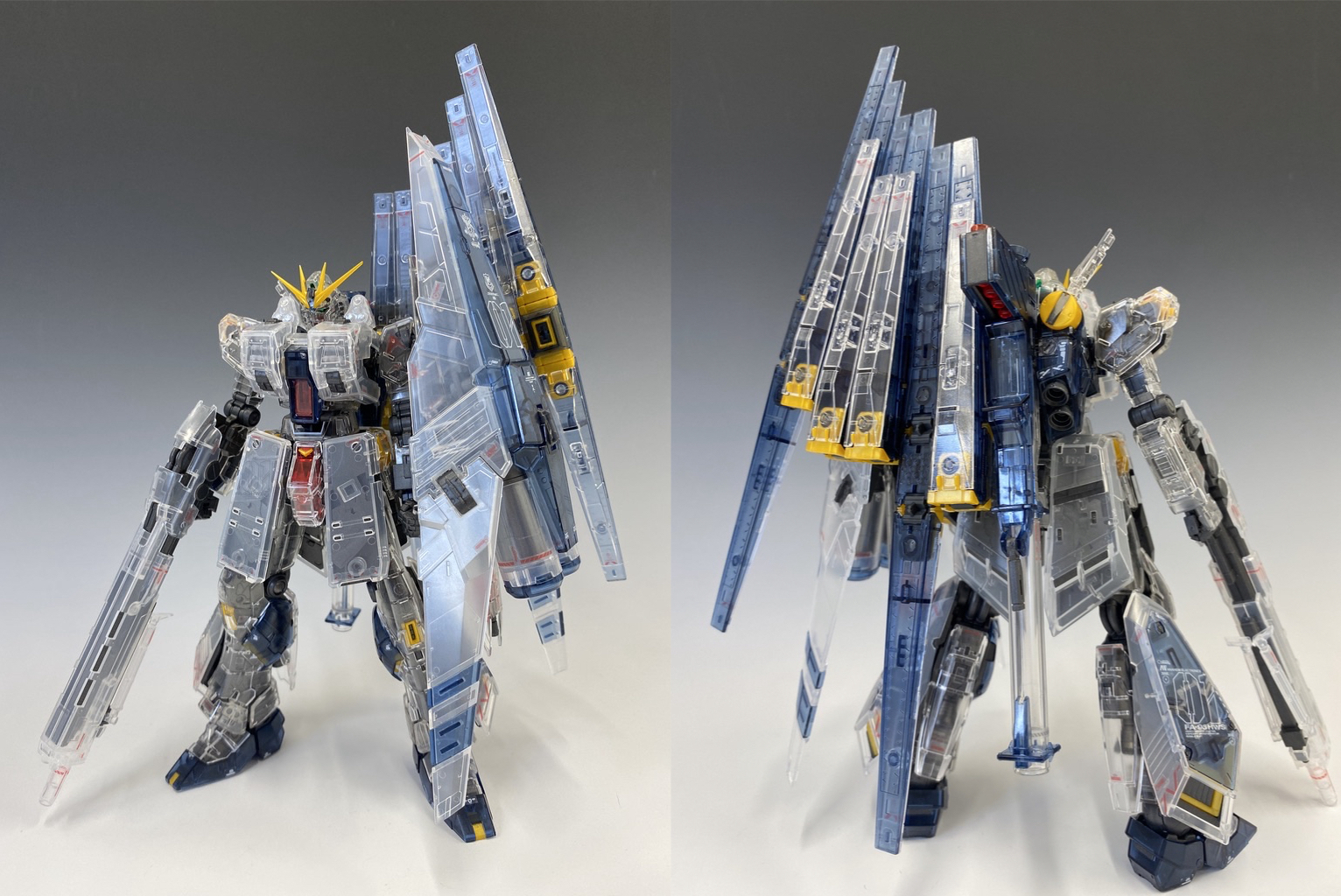 限定品レビュー】RG 1/144 νガンダムHWS [クリアカラー] − “THE