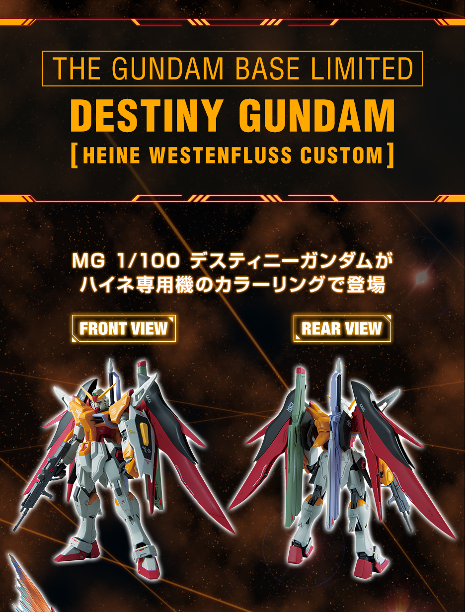MG 1/100 ガンダムベース限定 デスティニーガンダム (ハイネ専用機