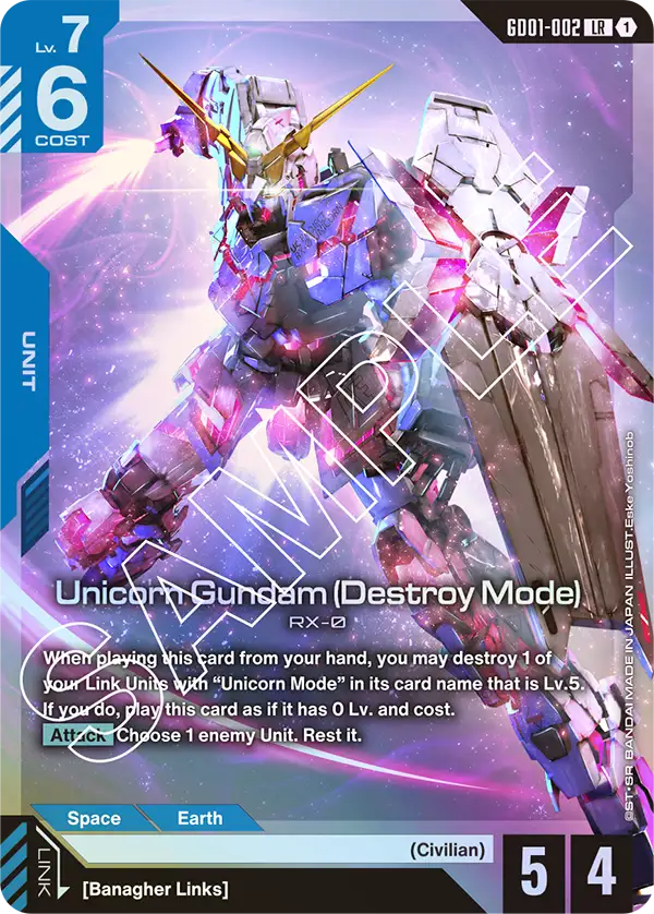 Newtype Rising [GD01] | GUNDAM CARD GAME Official Website