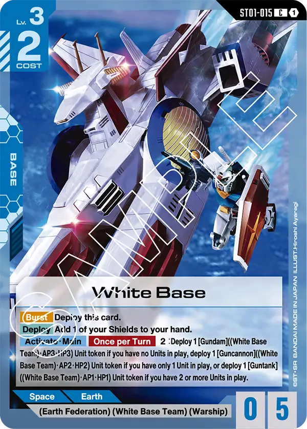 ST01 Earth Federation / Academy | GUNDAM CARD GAME Official Website