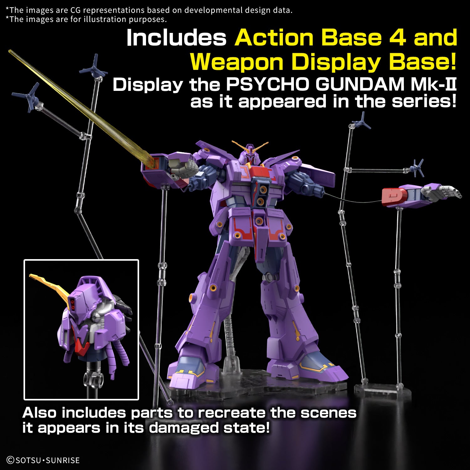 Bandai HGUC 1/144 MRX-010 Psycho Gundam MK-II Model Kit – Gunpla Style