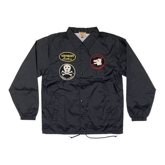VANSON CUSTOM USA COACH JACKET NAVY BLUE（ネイビーブルー