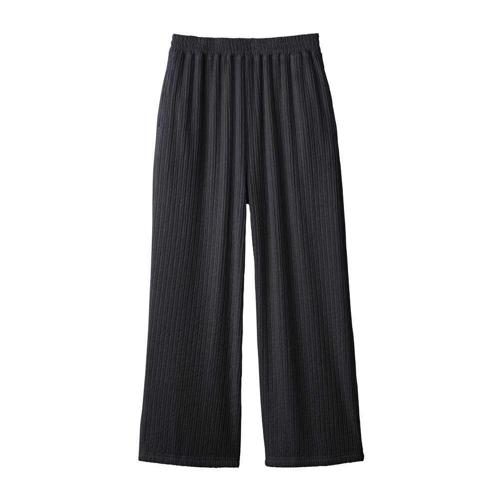 ワイド】ジャカードパンツ【送料無料】【SALE】 FTXL17 :レディース