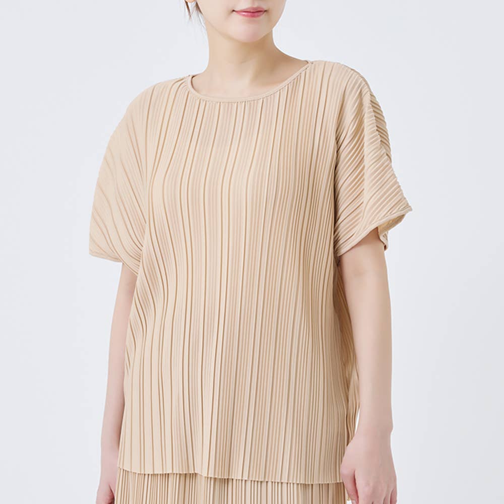 プリーツブラウス【送料無料】【SALE】 FTXL21 :レディース トップス