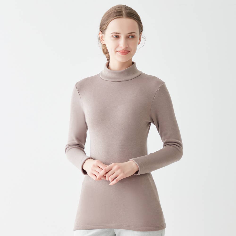 極】ハイネック長袖Tシャツ MH5945R :レディース トップス