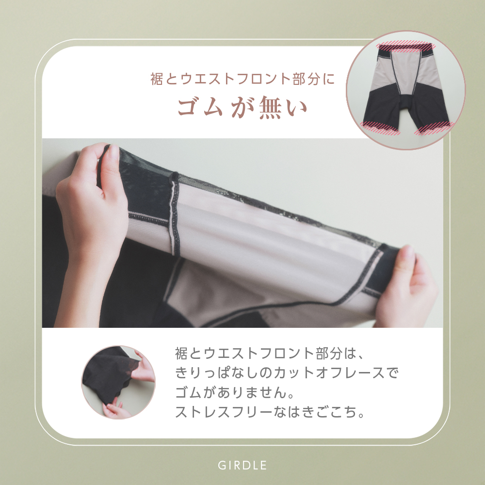 くびれくっきりガードル【SALE】 TC7063P :レディース インナーパンツ